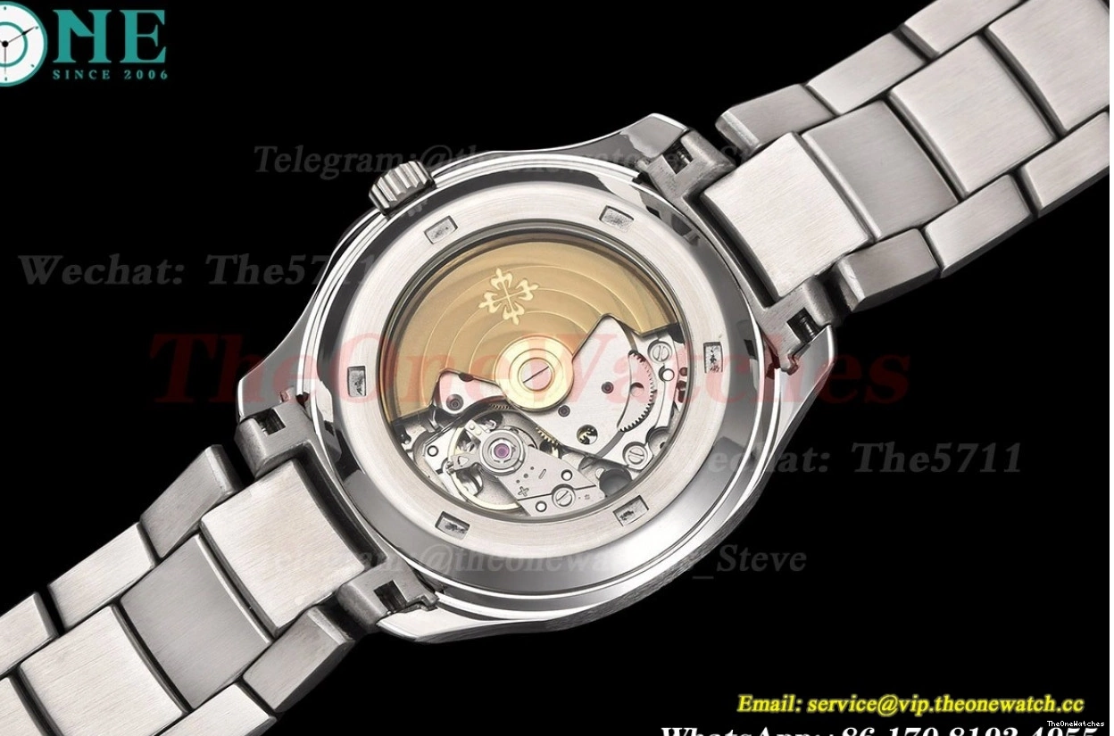 Grey Aquanaut 40mm Dial GDF SS MY8215 SS Gradient 5167 Dia 1229